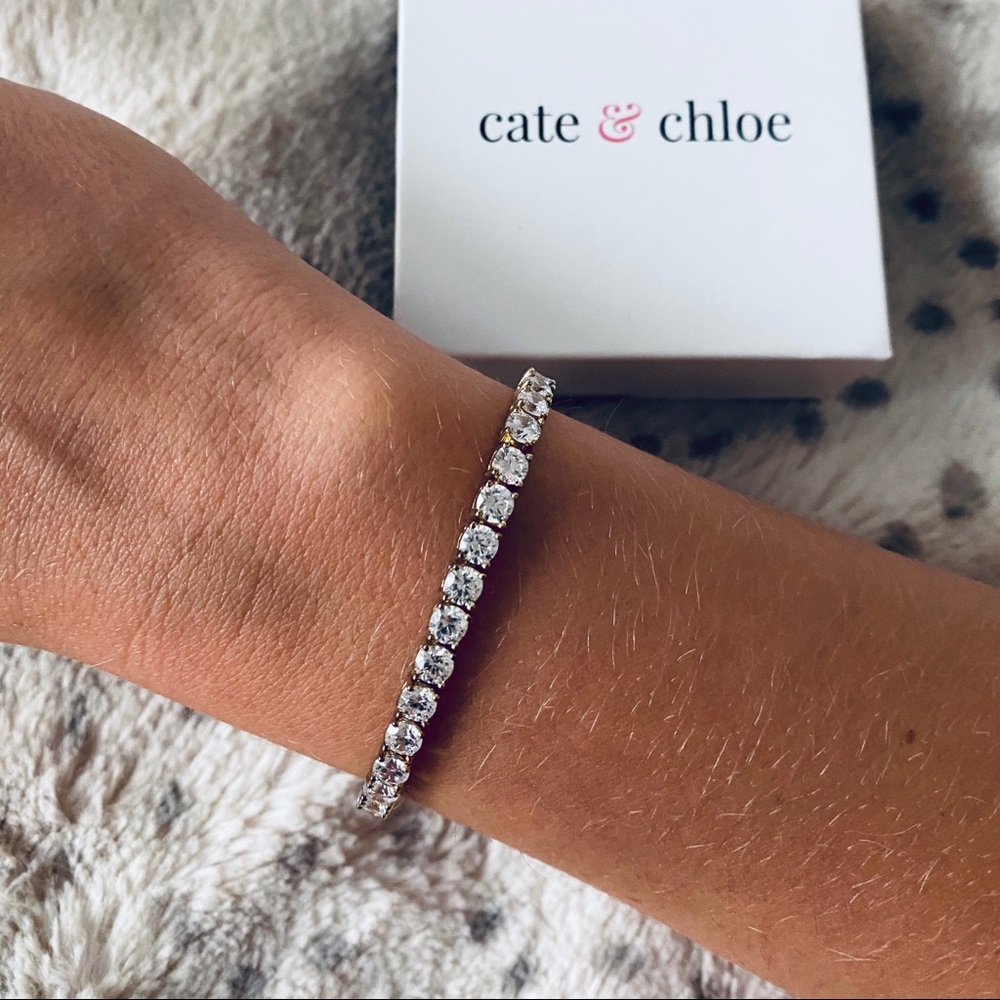 Gold 18k Tennis Bracelet NWOT